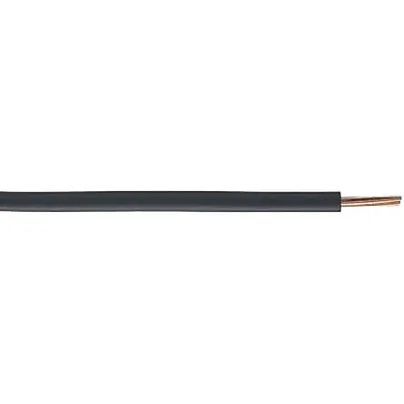 Produktfoto 1 von RS PRO H07Z-R Einzeladerleitung 2,5 mm², 14 AWG 100m Schwarz Kreuzvernetztes EI5-Polyolefin, Typ EL 5 gemäß EN 50363-5