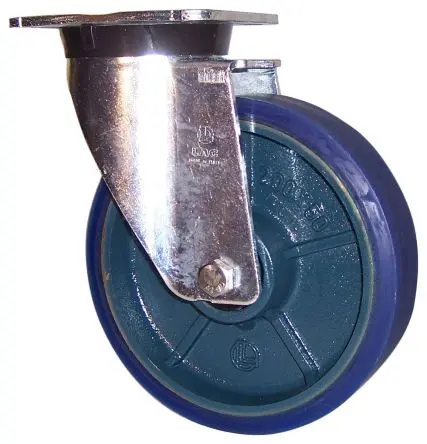 Produktfoto 1 von LAG Drehbar Rolle, Rad ø 150 mm, 450 kg, Ges H. 190 mm, Rad B. 40 mm