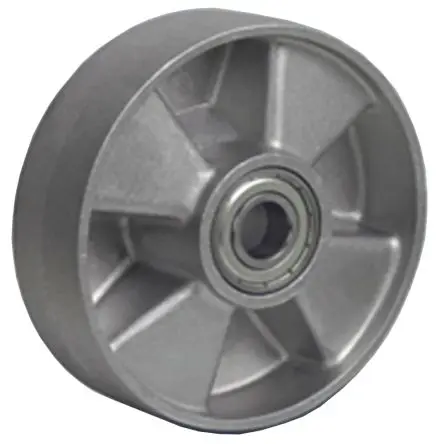 LAG Rollwagenrolle Grau, Mat. Aluminium, 200 kg Ø 110 mm, B. 30 mm