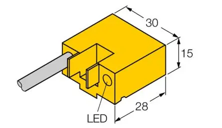 Produktfoto 1 von Turck BIM-AKT Induktiver Näherungssensor, Kubisch PnP / 200mA, IP67 30 V dc