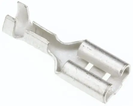 Produktfoto 1 von JST LTO Flachsteckhülse, Silber, Unisoliert, 4.8 x 0.5 mm, Buchse, 20 AWG min, 17 AWG
