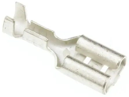 Produktfoto 1 von JST LTO Flachsteckhülse, Silber, Unisoliert, 4.8 x 0.8 mm, Buchse, 20 AWG min, 17 AWG
