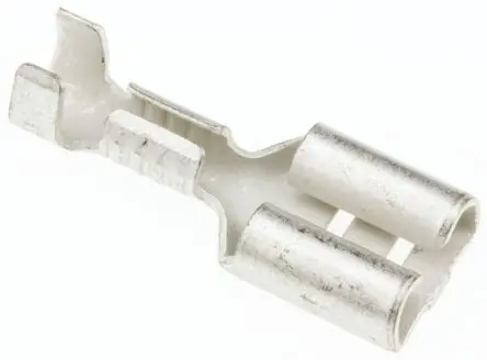Produktfoto 1 von JST LTO Flachsteckhülse, Silber, Unisoliert, 6.3 x 0.8 mm, Buchse, 16 AWG min, 14 AWG