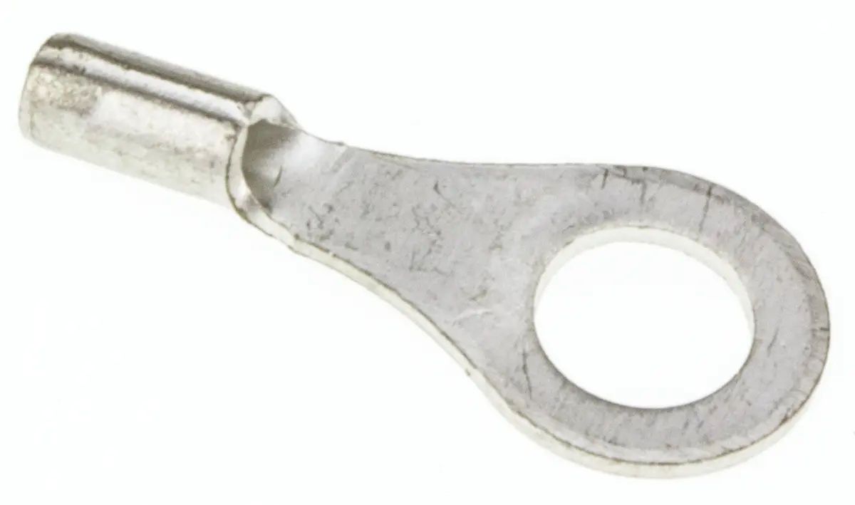 Produktfoto 1 von JST R Ringkabelschuh, Unisoliert 26 AWG, Grau, 22 AWG max.AWG, aussen ø 6.5 mm, innen ø 3.7 mm, 3.5 mm