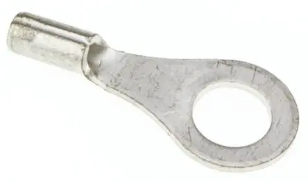 Produktfoto 1 von JST R Ringkabelschuh, Unisoliert 26 AWG, Grau, 22 AWG max.AWG, aussen ø 6.5 mm, innen ø 3.7 mm, 3.5 mm