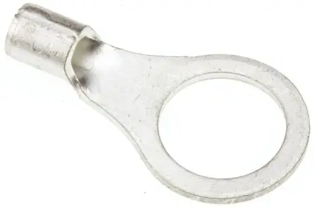 Produktfoto 1 von JST R Ringkabelschuh, Unisoliert 16 AWG, Grau, 14 AWG max.AWG, aussen ø 12 mm, innen ø 8.4 mm, 8 mm