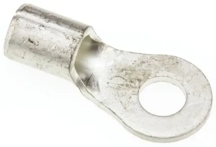 Produktfoto 1 von JST R Ringkabelschuh, Unisoliert 12 AWG, Grau, 10 AWG max.AWG, aussen ø 9.5 mm, innen ø 4.3 mm, 4 mm