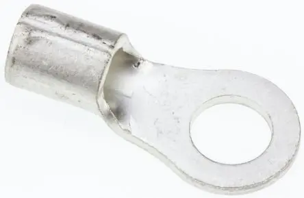 Produktfoto 1 von JST R Ringkabelschuh, Unisoliert 12 AWG, Grau, 10 AWG max.AWG, aussen ø 9.5 mm, innen ø 5.3 mm, 5 mm