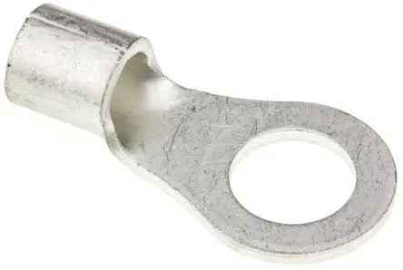 Produktfoto 1 von JST R Ringkabelschuh, Unisoliert 4 AWG, Grau, 4 AWG max.AWG, aussen ø 22 mm, innen ø 13 mm, 12 mm