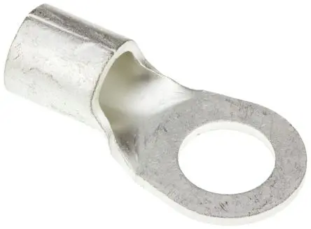 Produktfoto 1 von JST R Ringkabelschuh, Unisoliert 2 AWG, Grau, 2 AWG max.AWG, aussen ø 22 mm, innen ø 13 mm, 12 mm