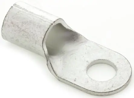 Produktfoto 1 von JST R Ringkabelschuh, Unisoliert 1 AWG, Grau, 1 AWG max.AWG, aussen ø 22 mm, innen ø 10.5 mm, 10 mm