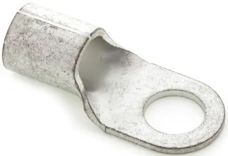 Produktfoto 1 von JST R Ringkabelschuh, Unisoliert 1 AWG, Grau, 1 AWG max.AWG, aussen ø 22 mm, innen ø 13 mm, 12 mm