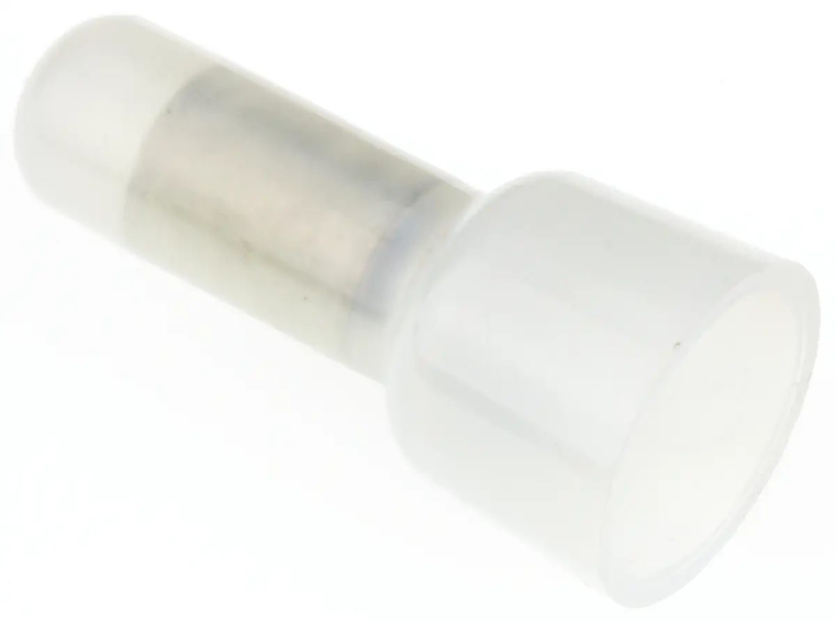 Produktfoto 1 von JST CE Spleißverbinder, Geschlossenes Endstück Isoliert, Ø 8 mm, Ges.L 21 mm, 8 AWG max.