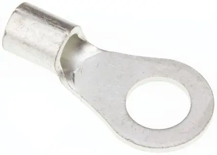 Produktfoto 1 von JST R Ringkabelschuh, Unisoliert 8 AWG, Grau, 8 AWG max.AWG, aussen ø 15 mm, innen ø 8.4 mm, 8 mm