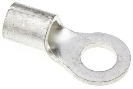Produktfoto 1 von JST R Ringkabelschuh, Unisoliert 8 AWG, Grau, 8 AWG max.AWG, aussen ø 12 mm, innen ø 6.4 mm, 6 mm
