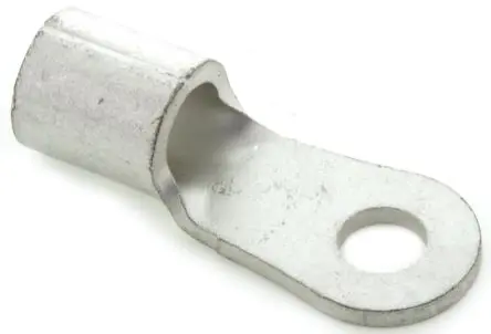 Produktfoto 1 von JST R Ringkabelschuh, Unisoliert 6 AWG, Grau, 6 AWG max.AWG, aussen ø 12 mm, innen ø 5.3 mm, 5 mm