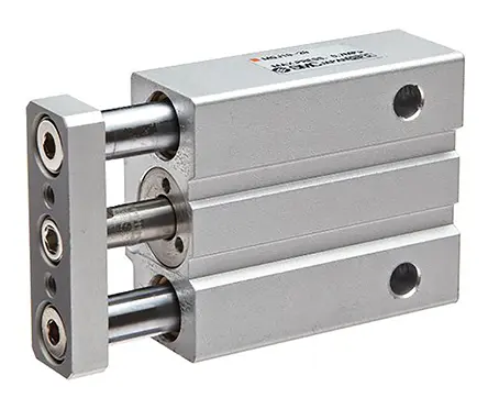 Produktfoto 1 von SMC MGJ M3 x 0,5 Pneumatik-Führungszylinder doppeltwirkend, Bohrung Ø 6mm / Hub 10mm bis 0,7 MPa