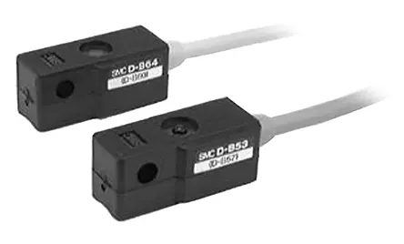 Produktfoto 1 von SMC Elektrischer Antriebschalter DB 2-Draht-Kabel mit offenem Ende Stirnband Öffner Reedschalter 24 V dc LED