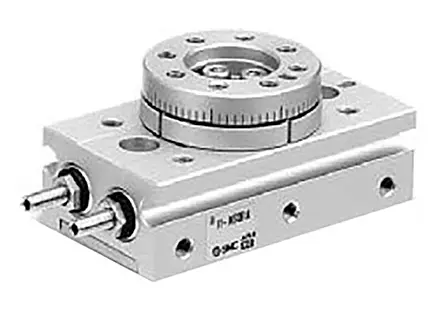 Produktfoto 1 von SMC MSQ Pneumatischer Drehantrieb Einfachwirkend, Bohrung Ø 20 mm, 1 Mpa 190 °