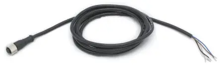 Produktfoto 1 von Banner, 5-polig Sensor-Betätigungselementkabel, M12 Buchse 12 / Nicht abgeschlossen Stecker/Buchse, Länge 9 m