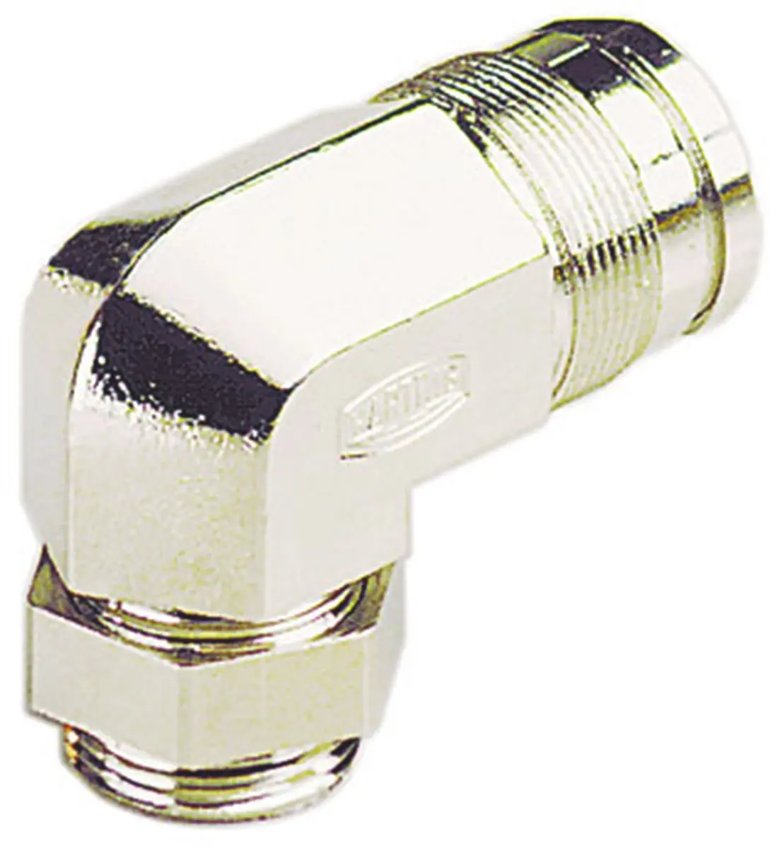 Produktfoto 1 von HARTING 0915 13.5 mm Gehäuse Buchse 4-polig Buchse 10A Schraubanschlussklemme IP65