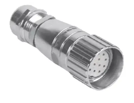 Produktfoto 1 von Turck CK M23 Rundsteckverbinder Stecker 12-polig Buchse 8A Kabel IP65