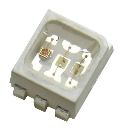 Produktfoto 1 von Broadcom ASMT Oberfläche LED RGB 2.1 V, 120 °, 6-Pin PLCC 6