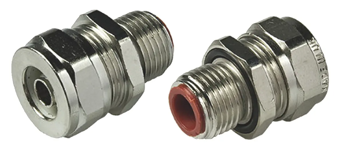 Produktfoto 1 von Adaptaflex SPL Messing Kabelrohr Befestigung Gerade Verschraubung – festes Außengewinde M16 16 mm Metallisch