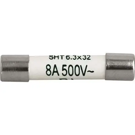 Produktfoto 1 von Schurter SHT 6.3x32 Patronensicherung T / 8A 6.3 x 32 mm 500V ac Keramik