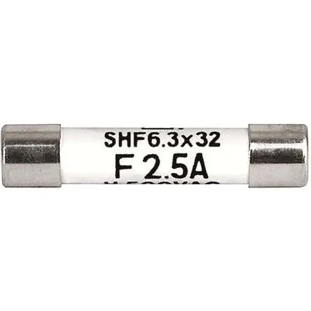 Produktfoto 1 von Schurter SHF 6.3x32 Patronensicherung F / 6.3A 6.3 x 32 mm 500V ac Keramik
