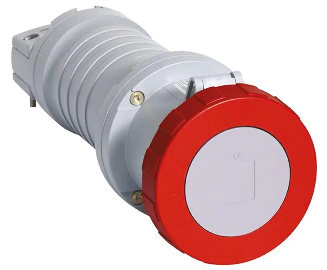 Produktfoto 1 von Amphenol Industrial Tough & Safe Leistungssteckverbinder Rot, 415V 3P+N+PE / 125A, Kabel IP67