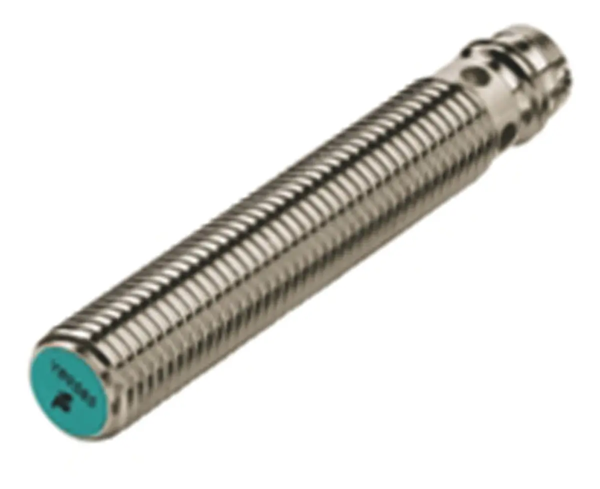 Produktfoto 1 von Pepperl + Fuchs M8 Induktiver Näherungssensor, Gewinderohr PnP / 100mA 0.8 mm, IP67 30 V dc