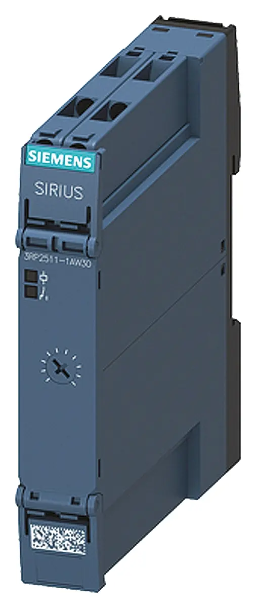 Produktfoto 1 von Siemens 3RP25 Zeitrelais, DIN-Hutschiene 250 V dc 12V ac, 240 V ac, 0.5 to 10 s, 1 Kont. 1, 1-poliger Umschalter