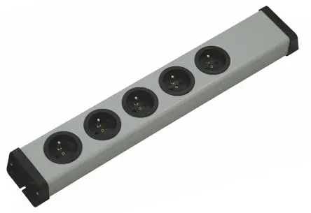 Produktfoto 1 von Ehmann Socket Strips Typ E Mehrfachsteckdose, 5-fach 16A Typ E, 250V