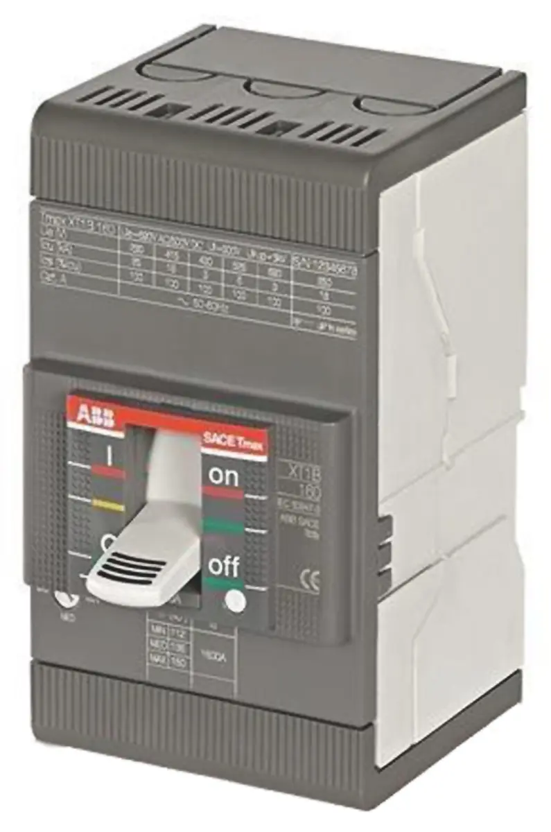 Produktfoto 1 von ABB Protecta XT1N, Kompaktschutzschalter 3-polig, 32 A DIN-Hutschiene / Abschaltvermögen 36 kA 690 V ac 500 V dc