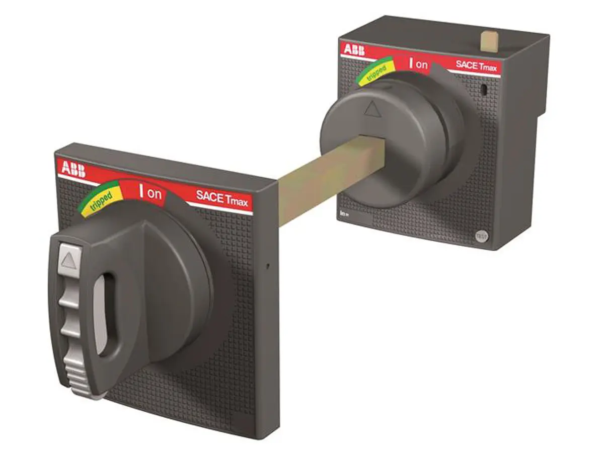 Produktfoto 1 von ABB Grau RHE Drehgriff für ABB Tmax XT1, ABB Tmax XT3 485 mm 1-fach abschließbar