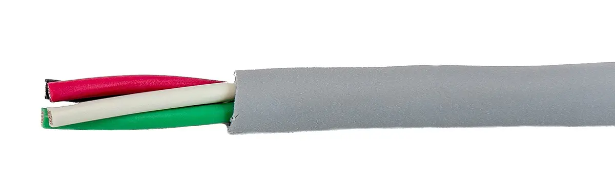 Produktfoto 1 von Alpha Wire ECO Steuerkabel, 4-adrig 0.61mm² 20 AWG Grau Ungeschirmt, 30 m, Modifizierter Polyphenylen-Ether