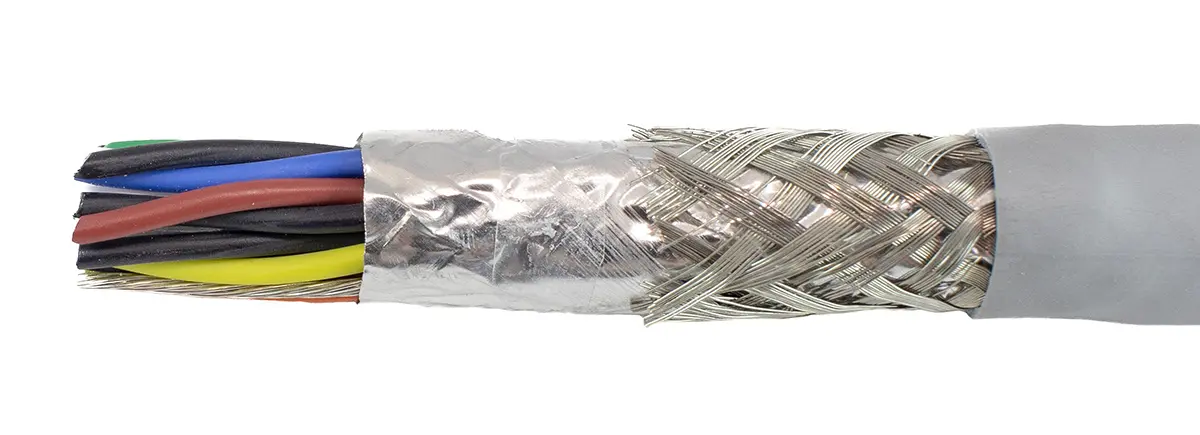 Produktfoto 1 von Alpha Wire Ecogen Ecocable Mini Datenkabel, 9-paarig 0.241 mm² 30 m Ø 7.57 mm MPPE isoliert Grau