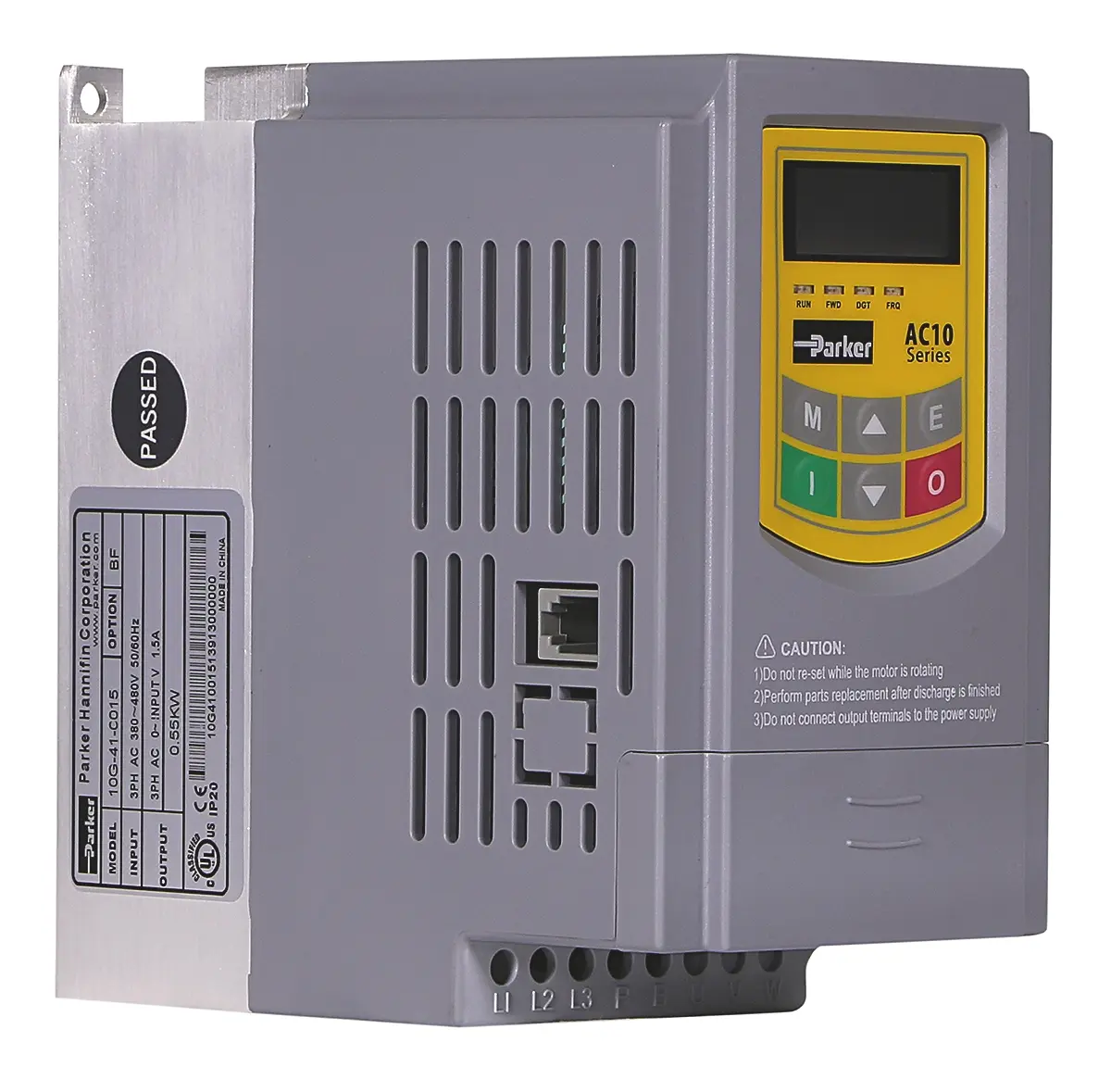 Produktfoto 1 von Parker AC10 1-Phasen Frequenzumrichter 0.2 kW 240 V 1.5 A 590Hz