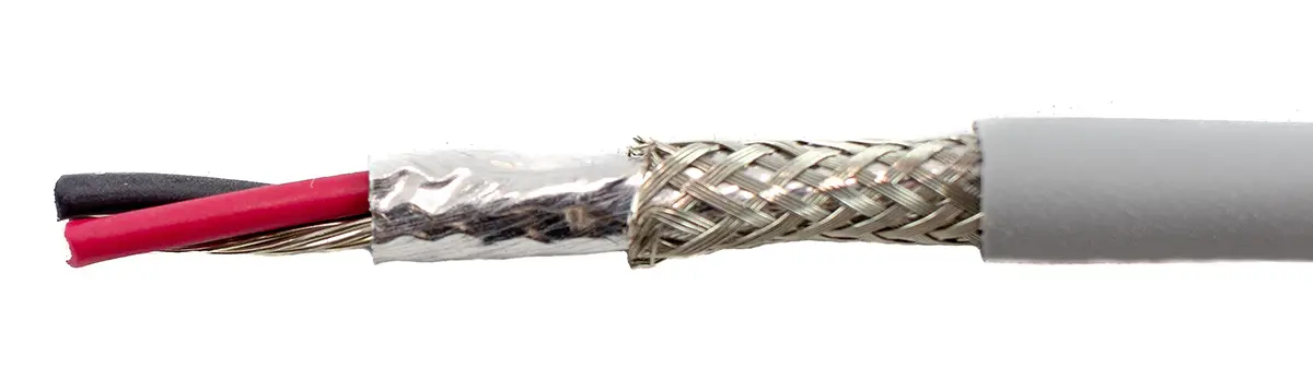 Produktfoto 1 von Alpha Wire Ecogen Ecocable Mini Datenkabel, 2-paarig 0.382 mm² 30 m Ø 5.49 mm MPPE isoliert Grau