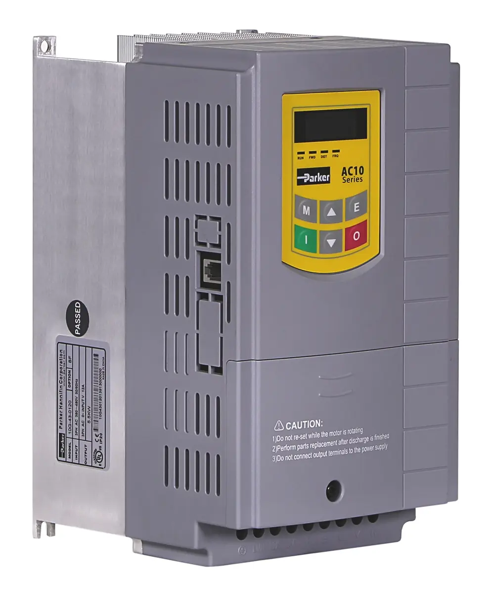 Parker AC10 3-Phasen Frequenzumrichter 3 kW 480 V 8 A 590Hz