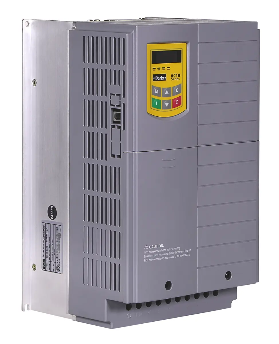 Produktfoto 1 von Parker AC10 3-Phasen Frequenzumrichter 18.5 kW 480 V ac 38 A 590Hz