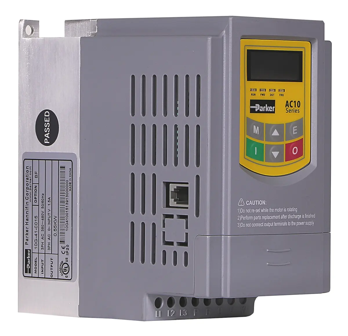 Produktfoto 1 von Parker AC10 1-Phasen Frequenzumrichter 0.75 kW 240 V 4.5 A 590Hz