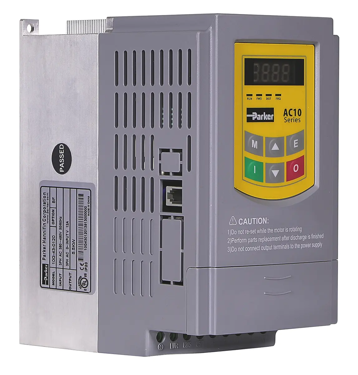 Produktfoto 1 von Parker AC10 1-Phasen Frequenzumrichter 1.1 kW 240 V 5 A 590Hz