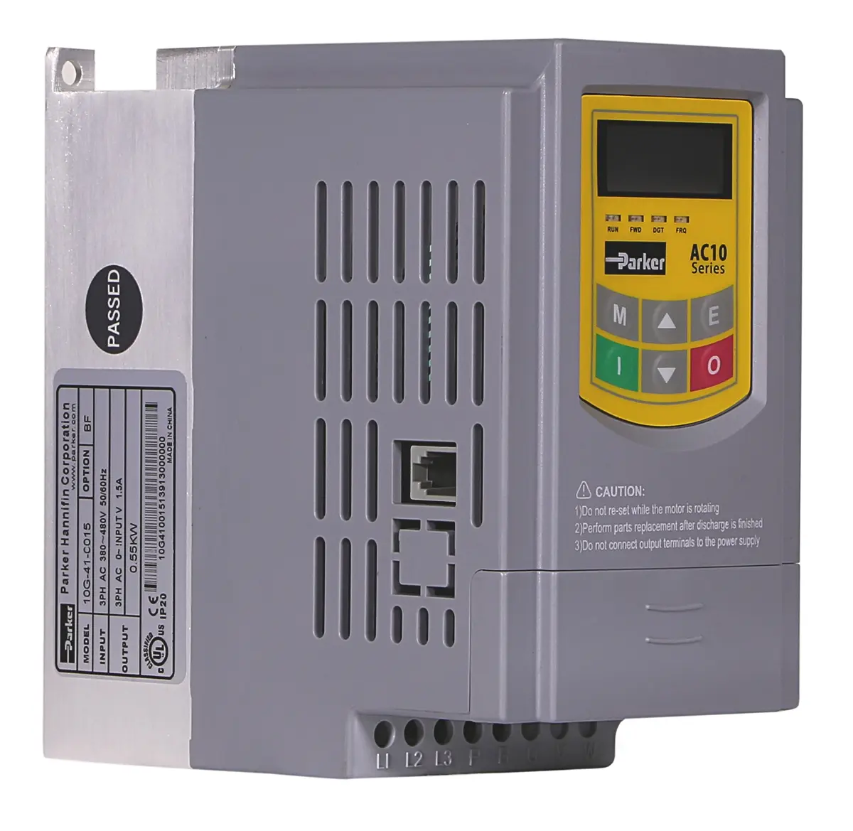 Produktfoto 1 von Parker AC10 3-Phasen Frequenzumrichter 0.2 kW 480 V 0.6 A 590Hz