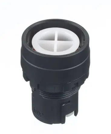 Produktfoto 1 von Idec IDEC HW Drucktastenkopf Ø 22 mm, Schwarz Tastend Rund Rund Kunststoff, IP66