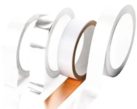 Produktfoto 1 von Hi-Bond HB 938A Metallisches Band Leitfähig, 12mm x 25 m, Haftung 3.5N/cm