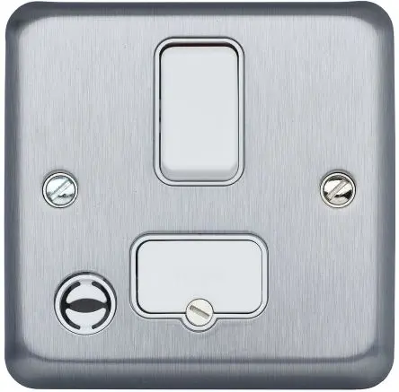 Produktfoto 1 von MK Electric Albany Plus Gesicherte Abzweigdose 1 Ausbrüche Geschaltet 30 mA 46 mm min. 115V 13A