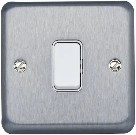 MK Electric Albany Plus DP/DP-Kopplung, Federbelastete Klappabdeckung, Schlüsselbetätigung, 1-poliger Schalter,
