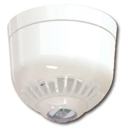 Produktfoto 1 von Klaxon Sonos Pulse LED, Filament/Warnsummer-Licht Schall- und Lichtsignal-Kombination 60V dc Weiß IP21, IP65 Wand, Decke